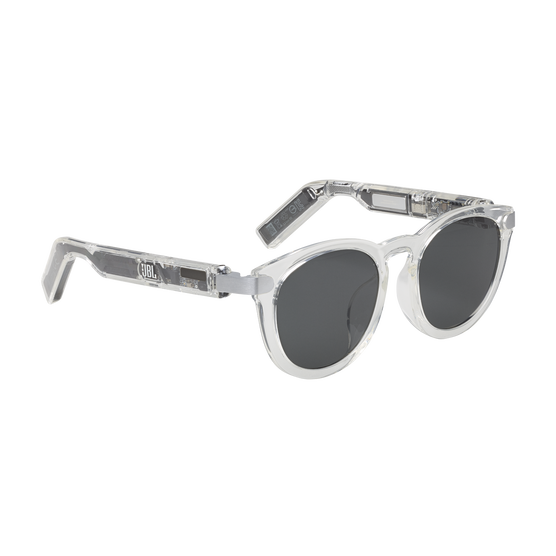 JBL Soundgear Frames Round - Pearl - Audio Glasses - Hero